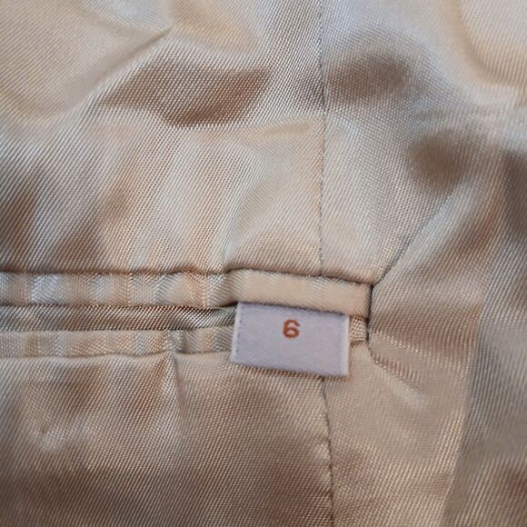 Ann Freedberg Single Breasted Blazer Womens 6 Lined Shoulder Padding - Picture 11 of 11